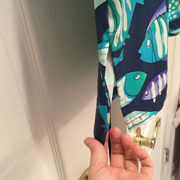 Tapemeasure navy/turquoise fish tunic M worn once - Picture 3 of 7